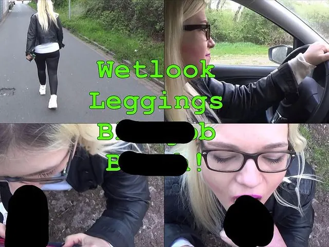 Wetlook Leggings Blowjob Bitch