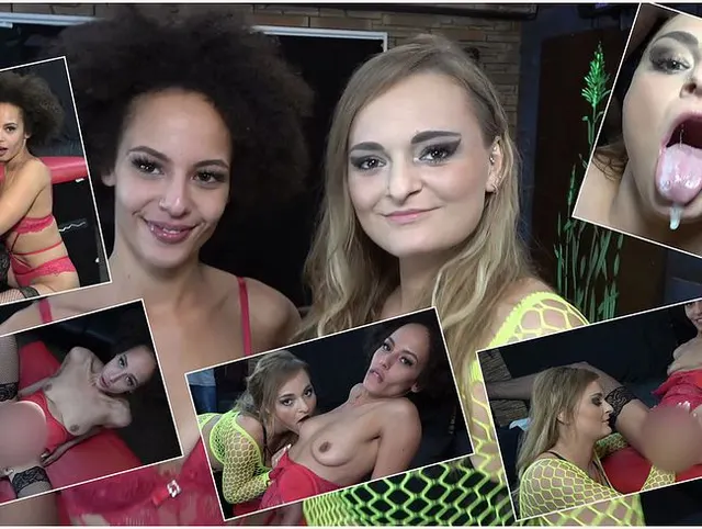 Zwei Sperma Geile AO Girls brauchen den Saft