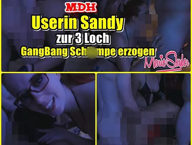 Mdh Userin zur 3 Loch Gangbang Schlampe erzogen