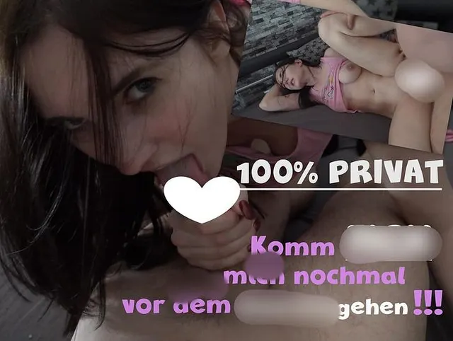 100% PRIVAT - KOMM FICK MICH NOCHMAL VOR DEM BEDGEHEN!!!