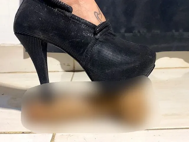 Meine HIGH HEELS zerquetschen deinen HARD-Schwanz