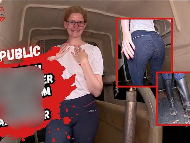 Dreißter Dildofick im Pferdeanhänger! Das Darf der Stallbesitzer niemals rausfinden!