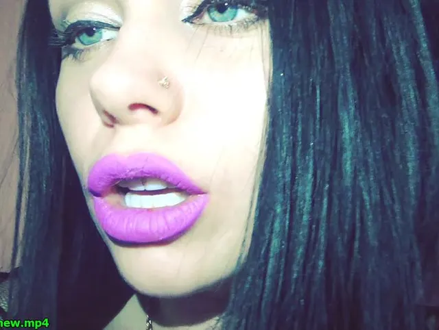 Lila Küsse und Licks