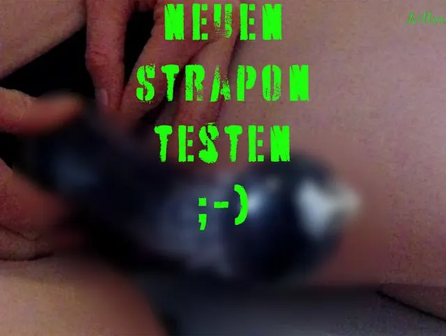 Neuen Strap-on  testen