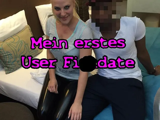 Mein erstes User FICK Date - Black Leggings CUMSHOT
