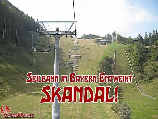 Skandal! Seilbahn in Bayern entweiht!