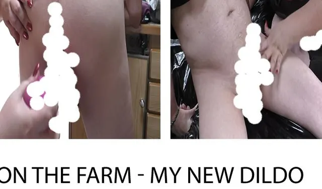 On the Farm - My new Dildo