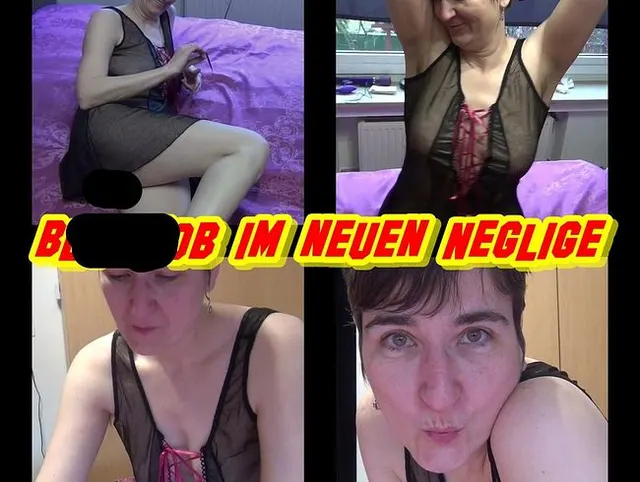 Blowjob im neuen Negligee