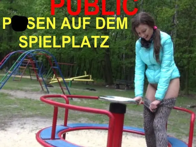 PUBLIC PISSEN AUF DEM SPIELPLATZ