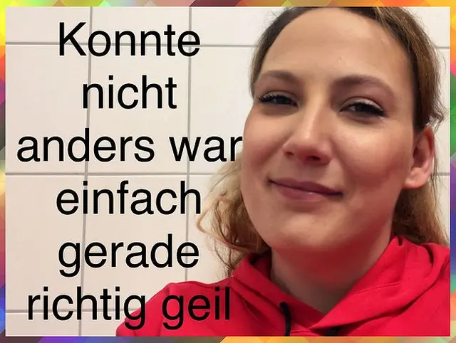 Konnte nicht anders war einfach gerade richtig geil