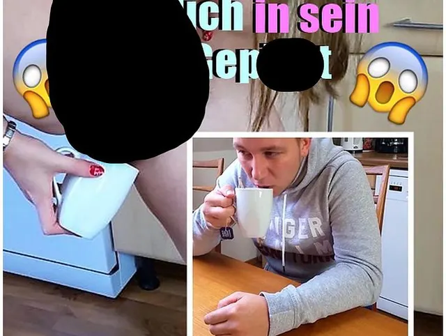 Heimlich in sein Tee Gepisst