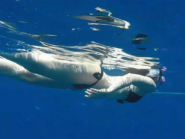 Der Unterwasser Orgasmus