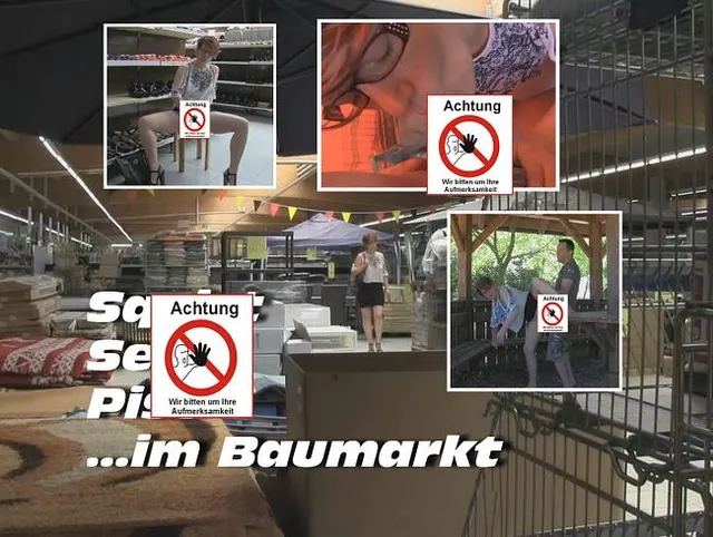Dreist! Fuck im Baumarkt