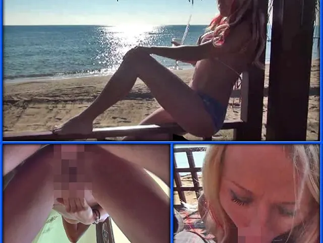 KRASSER FREMDFICK AM HOTEL-STRAND -AO