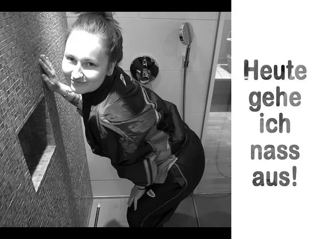 Heute gehe ich nass aus!