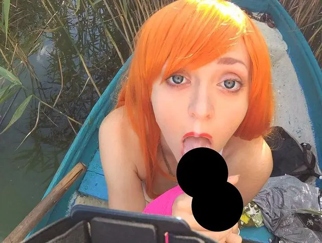 Suck on a boat