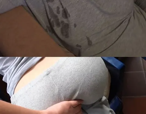 Am Balkon Arsch gefickt & Handjob mit Gesichtsbesamung