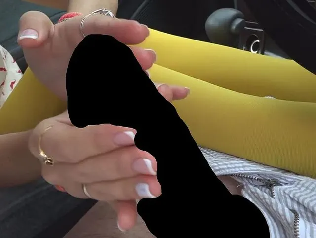 Teasing you with my colored tights