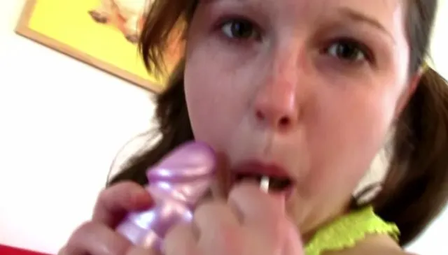 Lutscher am Arsch und Dildo