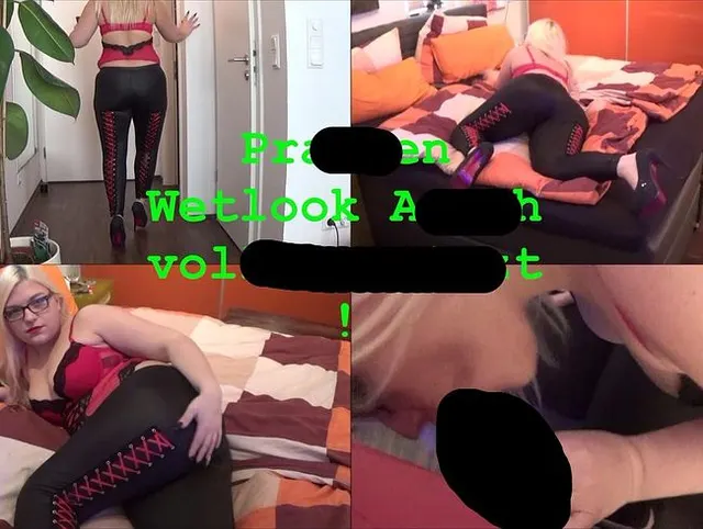 Prallen Wetlook Arsch vollgespritzt!