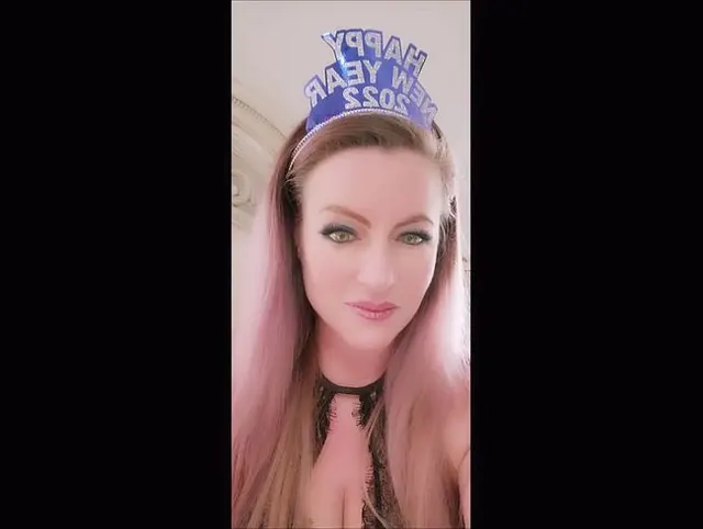 2022 Silvester dunkelblau Dessous Stirnband Masturbation und JOI POV