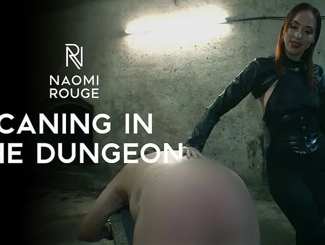 Vorschau aus Spanking: Caning im Dungeon Rohrstock Erziehung mit Lady Naomi Rouge