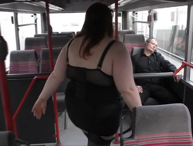 Mitten im Bus gefickt