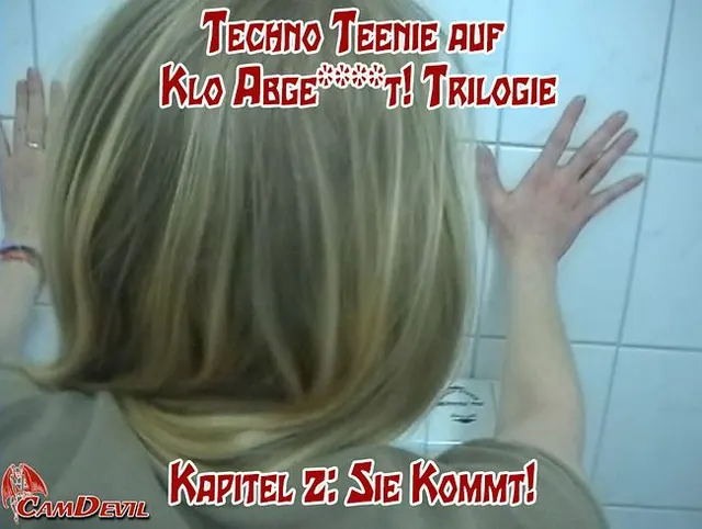 Techno Teenie auf Klo Abgefickt! 2 v 3