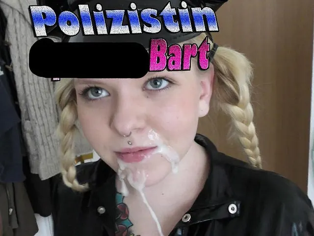 Polizistin Spermabart!!! (Mega Cumshot Bart)
