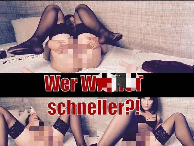 Wer wichst schneller?