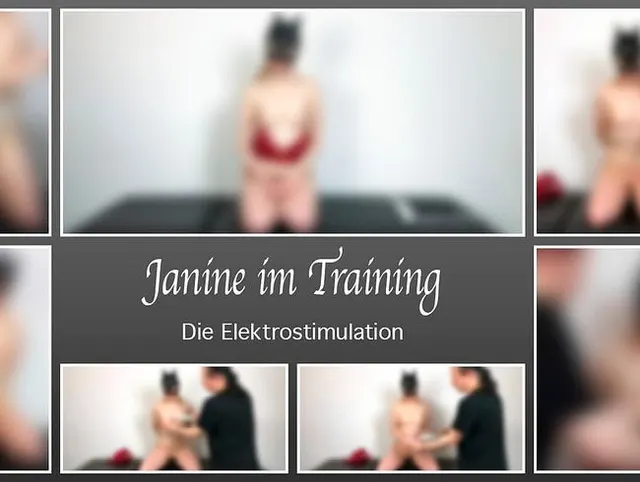 Janine im Training – Die Elektrostimulation