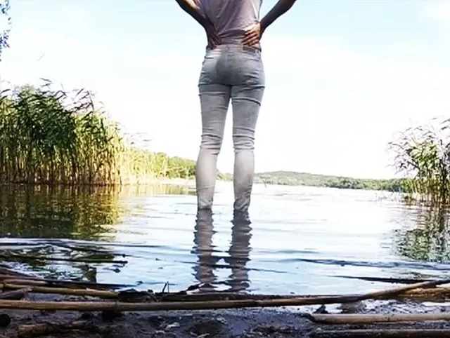 Schwimmen im See