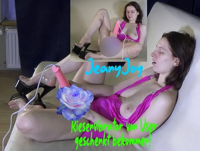 Riesenvibrator von User geschenkt bekommen!