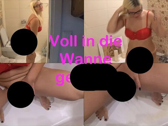 Voll in die Wanne gepisst!
