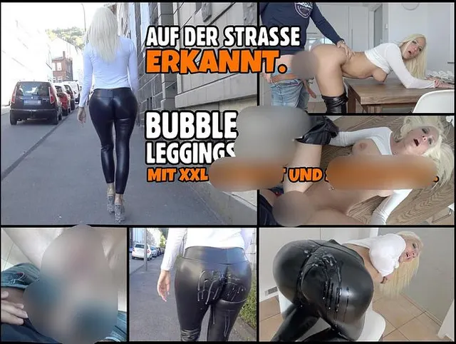 Auf der Straße ERKANNT | Leggings FICK mit XXL Cumshot und SPERMAWALK