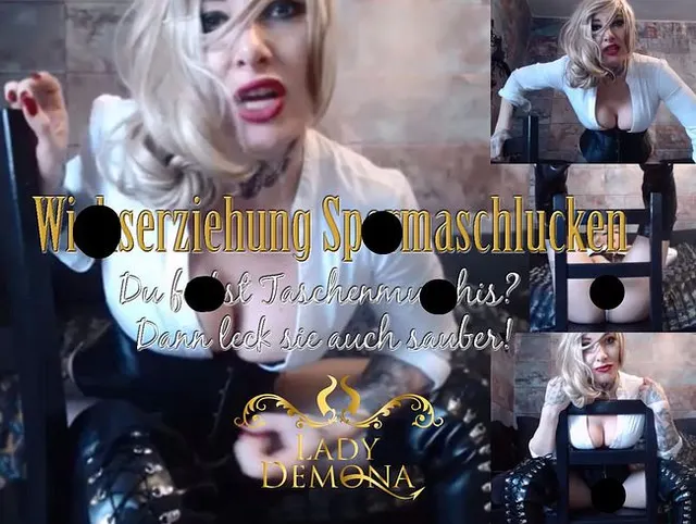 Wicherziehung Spermschlucken! Taschenmuschi Ficker- Leck die Pussy, Loser!  | by Lady_Demona