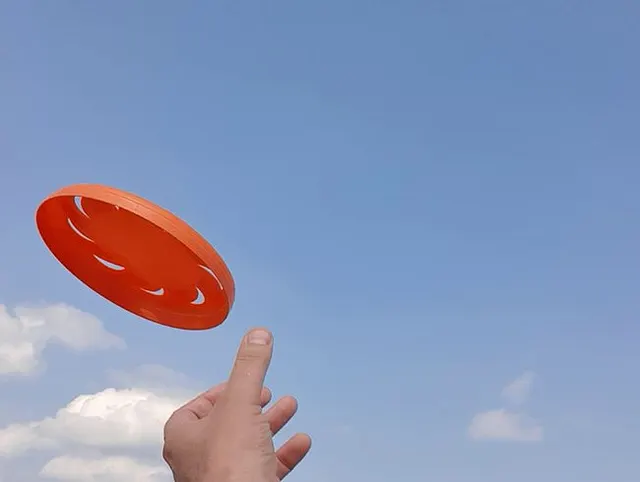 spiel Frisbee mit mir