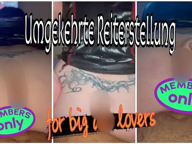 Vorschau aus Tattoos: Umgekehrt auf seinem Schwanz reiten – geiles Hin- und Herrutschen