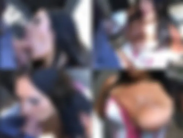 Blowjob hinter dem Lastwagen