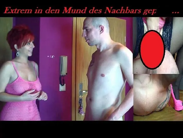 Extrem in den Mund meines Nachbars gepisst....