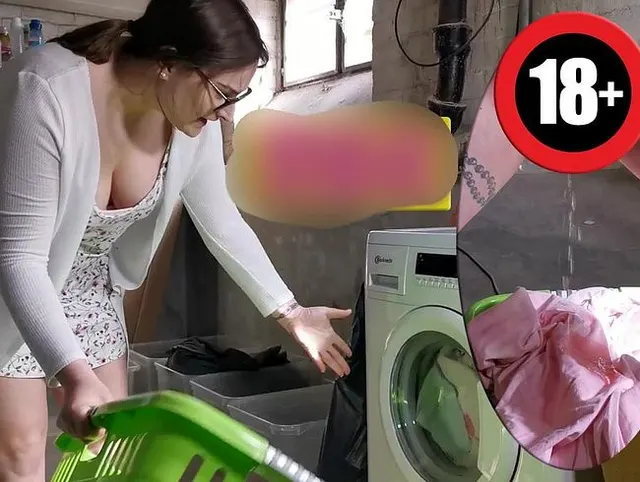 Wäsche der Nachbarin vollgepisst