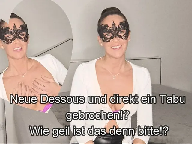Neue Dessous und direkt ein Tabu gebrochen!? Wie geil ist das denn bitte!?