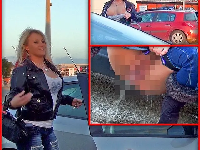 PUBLIC-PISS! AUF ÖFFENTLICHEM PARKPLATZ