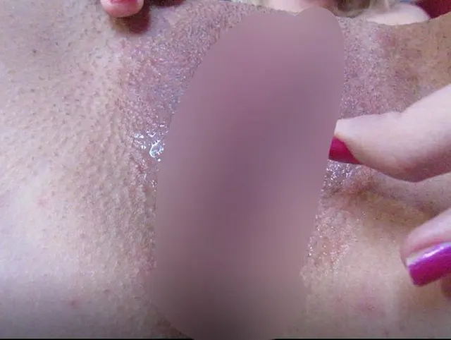 spiele mit meinem Sperma nach dem Orgasmus