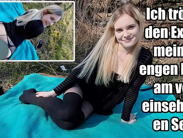 Ich tröste Sophies Ex mit meiner engen Fotze am voll einsehbaren See!
