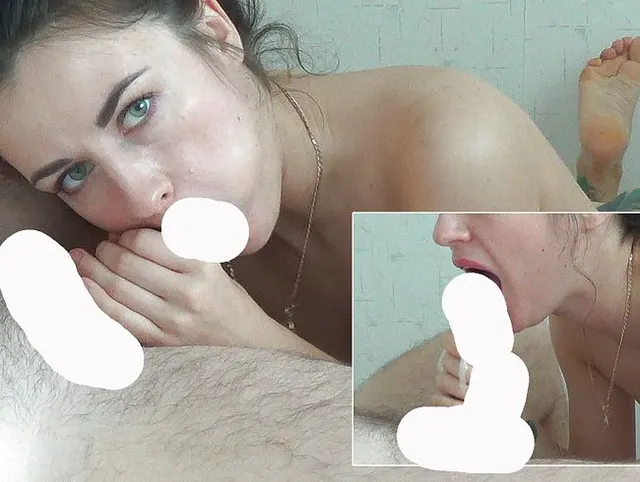 Morning Home Blowjob von der schönen Stiefschwester
