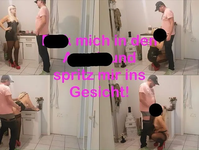 Fick mich in den Arsch und spritz mir ins Gesicht!
