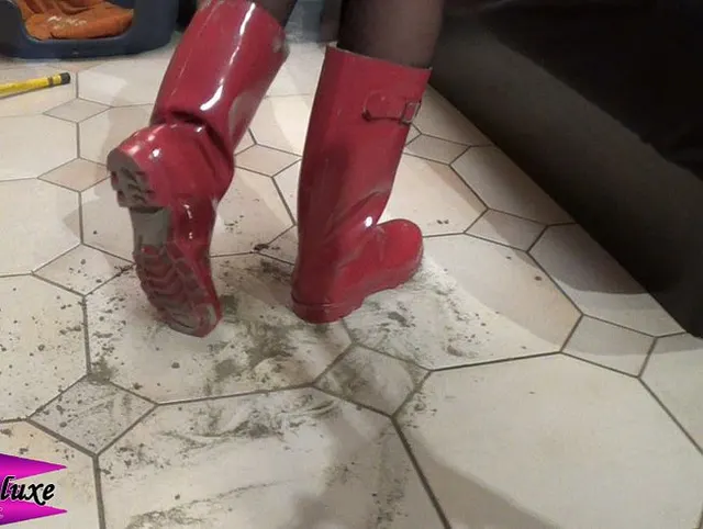 Gummistiefel #10 - Gefickt in Nylon und Gummistiefel