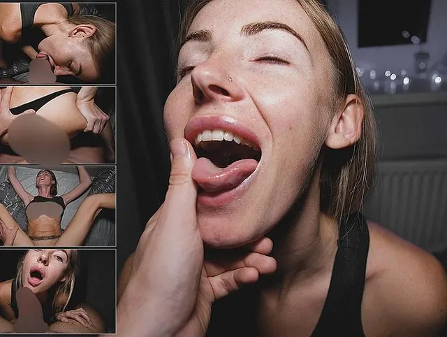 REAL SEX Überraschung von Horny Babe endet mit einem HOT FUCK! Sperma auf ihren Lippen!