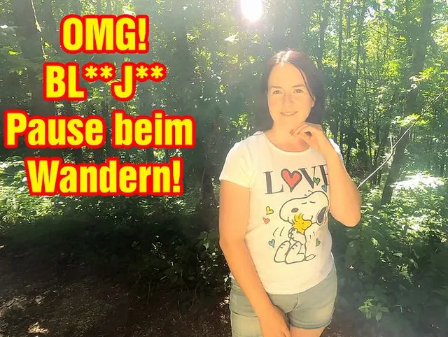 OMG! Blowjob Pause beim Wandern!
